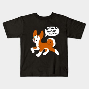 No time for Gender Roles! Husky Kids T-Shirt